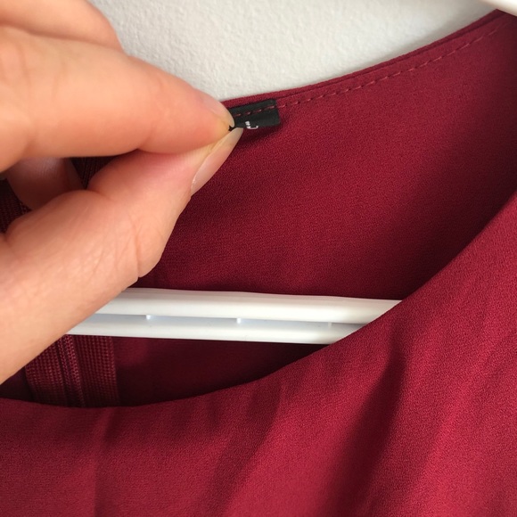 NWOT Flowy Chiffon Wide Leg Jumpsuit - Picture 2 of 5